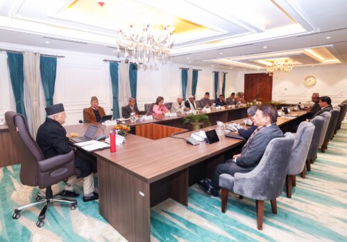 माघ १८ गते संघीय संसदको दुवै सदनको बैठक बोलाउन राष्ट्रपति समक्ष सिफारिस