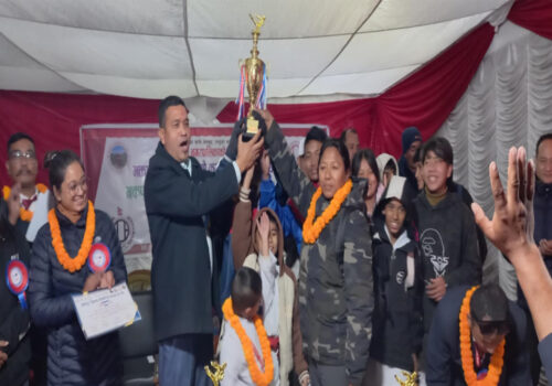 भक्तपुर जिल्ला व्यापी कराते प्रतियोगिताको उपाधि नगदेश डोजोलाई