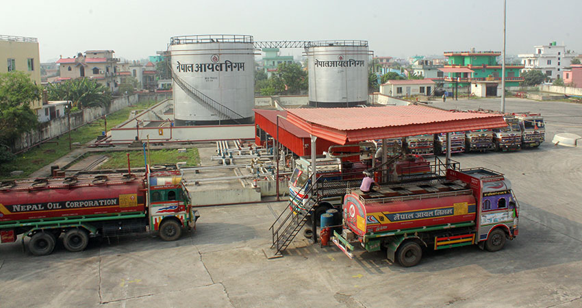 नेपाल आयाल निगमले धनगढी स्थिति इन्धन डिपो स्थान्तरण गर्ने