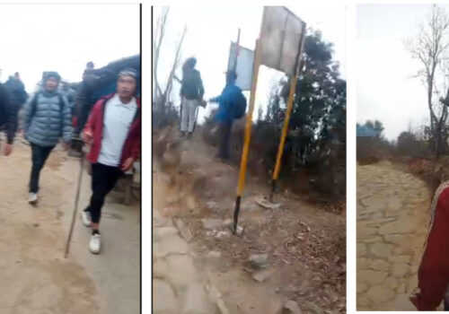 पाथीभरा क्षेत्रमा आन्दोलनकारी र प्रहरीबीच झडप, ४ जना घाइते
