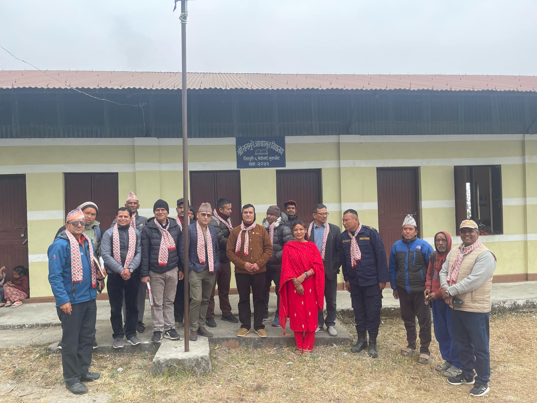 रोटरी क्लब अफ काठमाडौ टाउनको सहयोगमा चनभुमे आधारभुत बिद्यालयमा शौचालय बन्ने