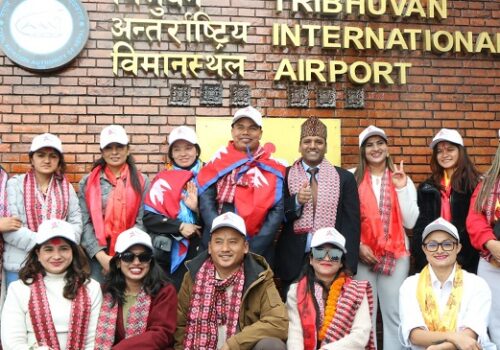 The First Group of Auxiliary Workers Departs for Israel