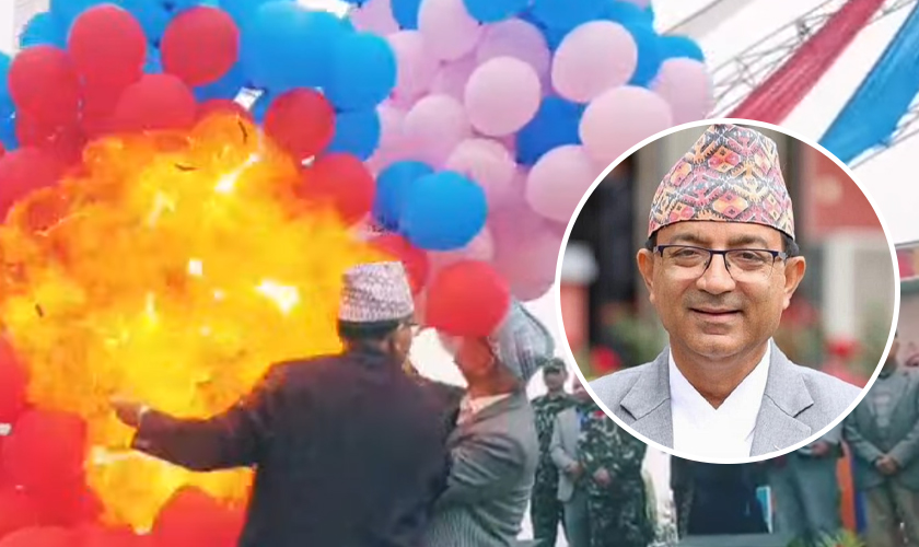 बेलुन विस्फोट घटनाको छानबिन गर्न आठ सदस्यीय समिति गठन