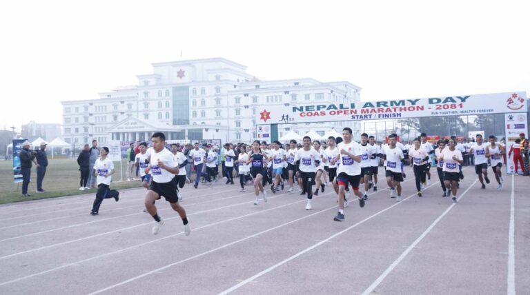 प्रधानसेनापति खुला म्याराथन प्रतियोगिता सम्पन्न, खड्गबहादुर खड्का प्रथम