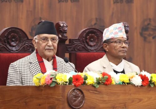 लुम्बिनी प्रदेशसभामा प्रधानमन्त्री ओलीको विशेष सम्बोधन