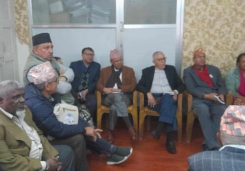 कांग्रेसको १५ औँ महाधिवेशनको तयारी: बिशालनगरमा शेखर पक्षको बैठक
