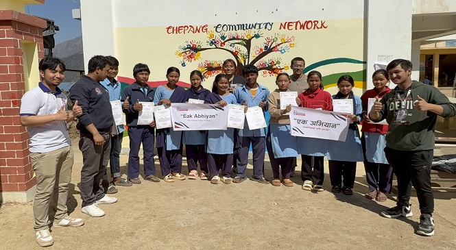 रक्सिराङ्ग गाउँपालिकामा चिपाङ्ग समुदाय नेटवर्क हस्तान्तरण कार्यक्रम सफलतापूर्वक सम्पन्न