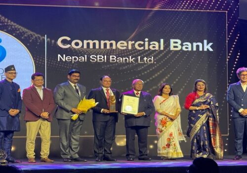 Nepal SBI Bank Ltd. recognized with HRM Nepal Awards for Corporate Excellence 2024 under Commercial Bank Category