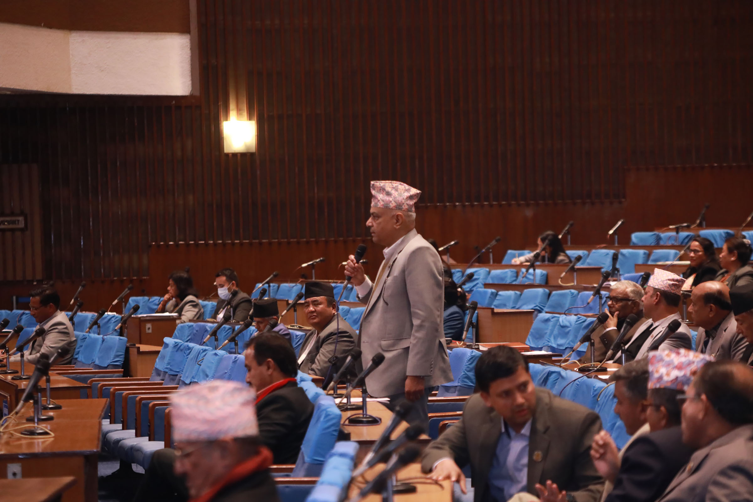 कांग्रेस प्रमुख सचेतक घिमिरेले संसद बैठकमा मागे माफी