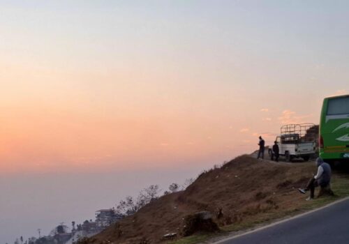 Tourists Flock to Nagarkot for Stunning Sunset Views
