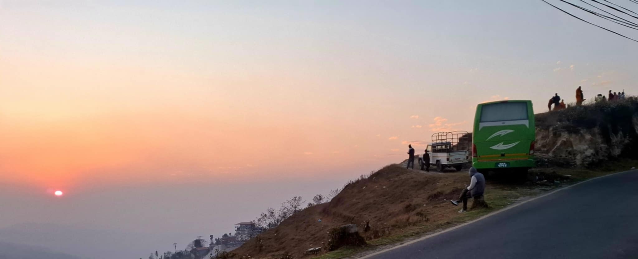 Tourists Flock to Nagarkot for Stunning Sunset Views
