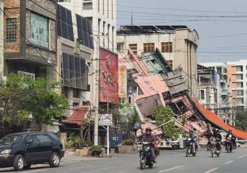म्यान्मा भूकम्प अपडेटः मृत्यु हुनेको सङ्ख्या एक हजार ६४४ पुग्यो