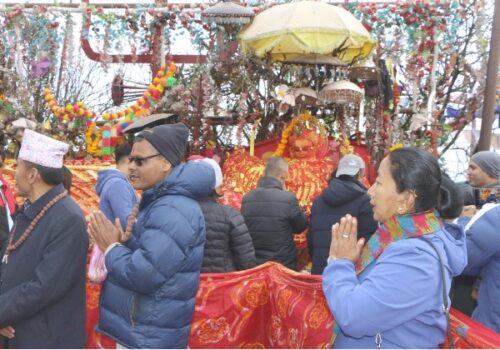 पाथीभरा माताको चरणबाट १३ लाख बढी भेटी सङ्कलन