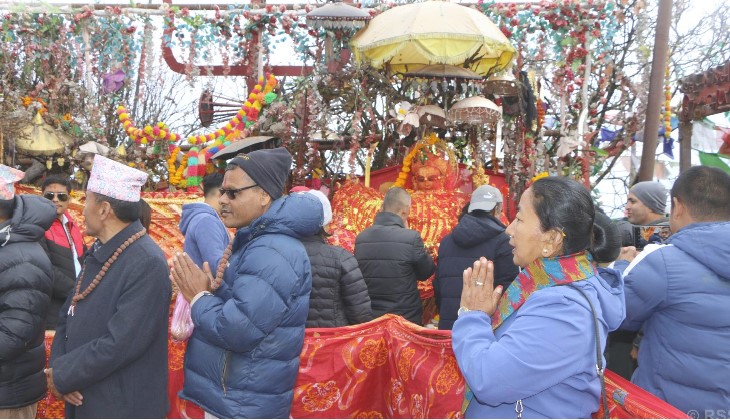 पाथीभरा माताको चरणबाट १३ लाख बढी भेटी सङ्कलन
