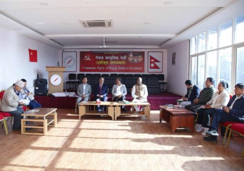 आलोकनगरमा समाजवादी मोर्चाको बैठक जारी