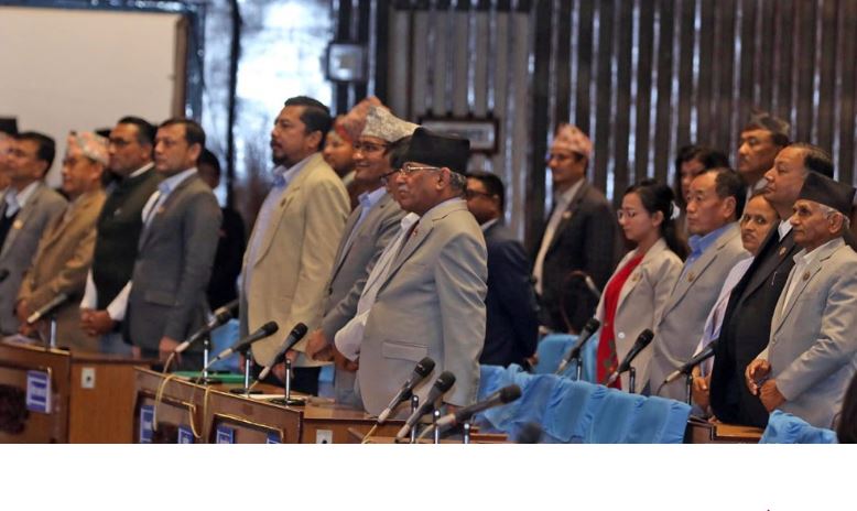 कुलमानलाई बर्खास्त गरेको विरोधमा विपक्षी दलले गरे संसद अवरोध