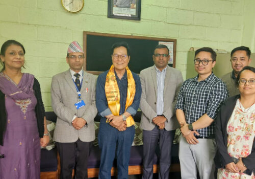 नेपाल इन्जिनियरिङ कलेजमा कोरियाली प्राध्यापकको भ्रमण