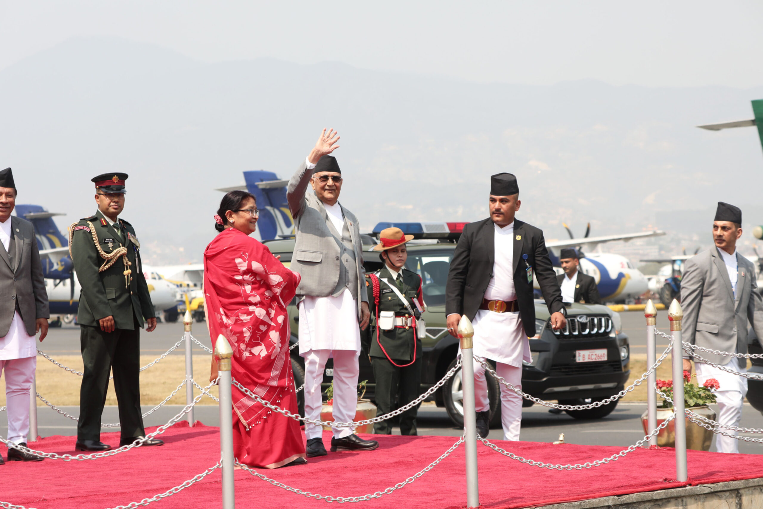 प्रधानमन्त्री ओली थाइल्याण्ड प्रस्थान (तस्बिरहरू)