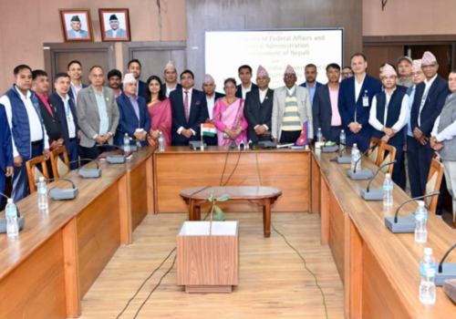 भारत सरकारको सहयोगमा निर्माण हुने १० परियोजनाको समझदारी पत्रमा हस्ताक्षर