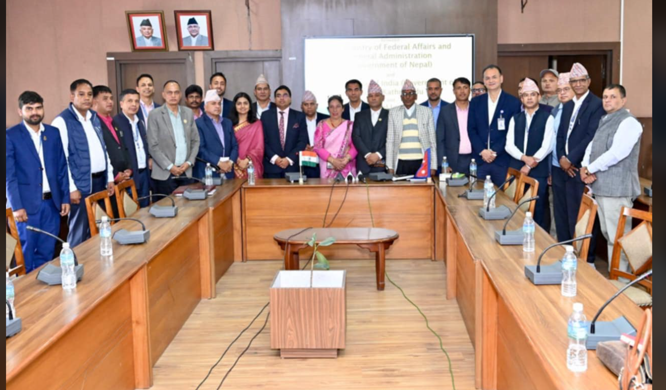 भारत सरकारको सहयोगमा निर्माण हुने १० परियोजनाको समझदारी पत्रमा हस्ताक्षर