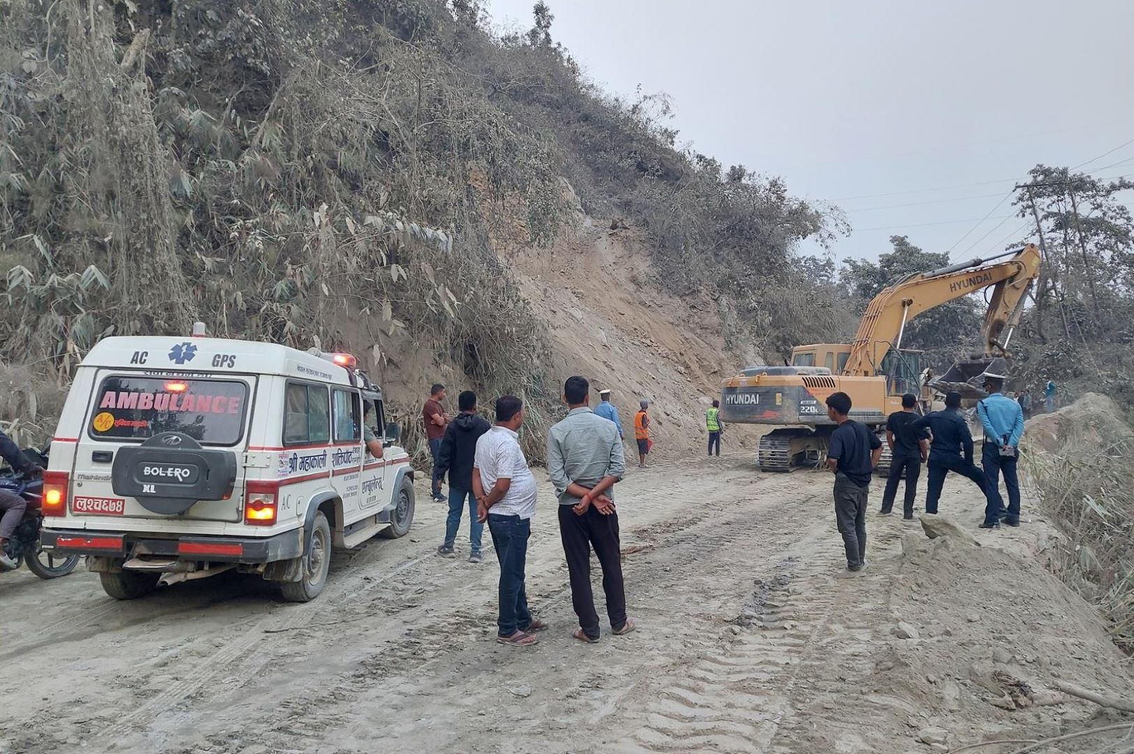 दाउन्ने सडक खण्ड दैनिक चार घण्टा बन्द