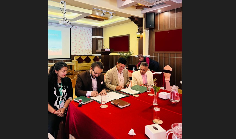 होटेल सारथी र सिटिजन्स क्यापिटलबीच आईपीओे निष्कासनका लागि भएको सम्झौता