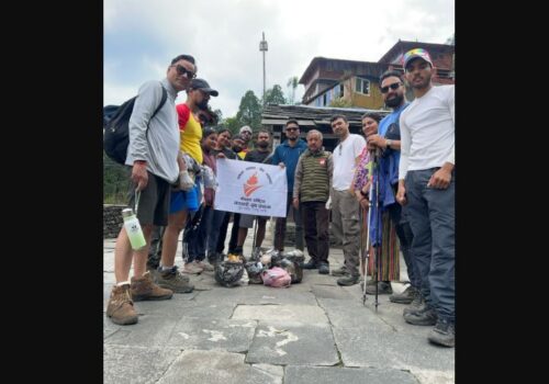 मारवाडी युवा संगठनद्वारा अन्नपूर्णा बेस क्याम्पमा ट्रेकिङ तथा सरसफाई