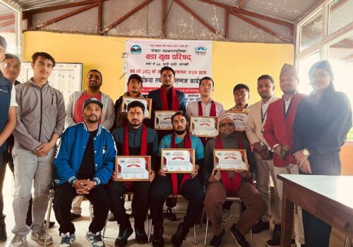 पोखरा वडा २२ युवा परिषदद्वारा युवा कृषक सम्मानित