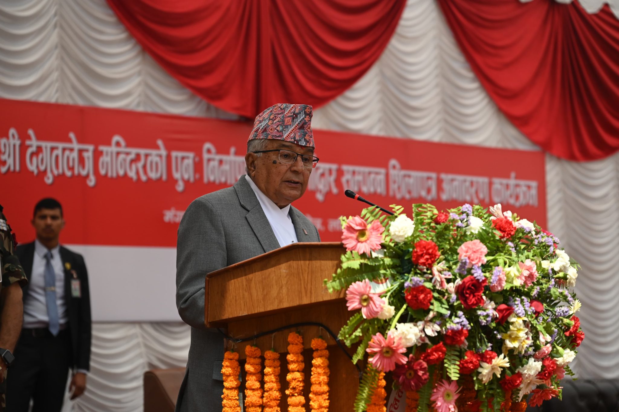 पूर्खाको मिहेनत र परिश्रमको चिनो हो सम्पदा, संरक्षण गरौं : राष्ट्रपति पौडेल