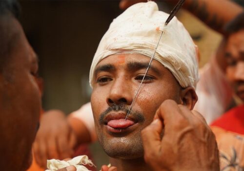 वैशाख २ गते बोडेका सुजनले तेस्रोपटक जिब्रो छेडेर जात्रा चलाउने