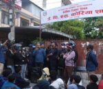 कोरिया जान पाउँनुपर्ने भन्दै ईपीएस कार्यालयमा धर्ना, प्रहरीको धरपकड