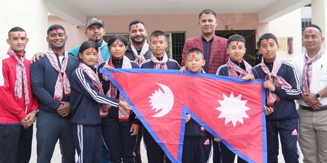 नेपाली जुडो टोली भुटान प्रस्थान