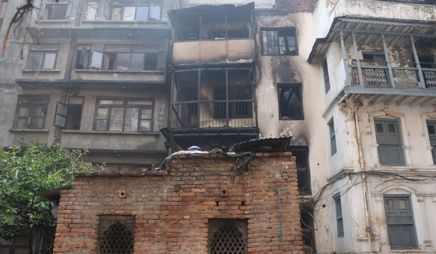 मखन गल्लिमा लागेको आगो नियन्त्रणमा आयो