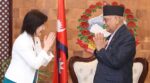 प्रधानमन्त्री ओली र जापानका उपविदेशमन्त्री इक्युुनाबीच शिष्टाचार भेट