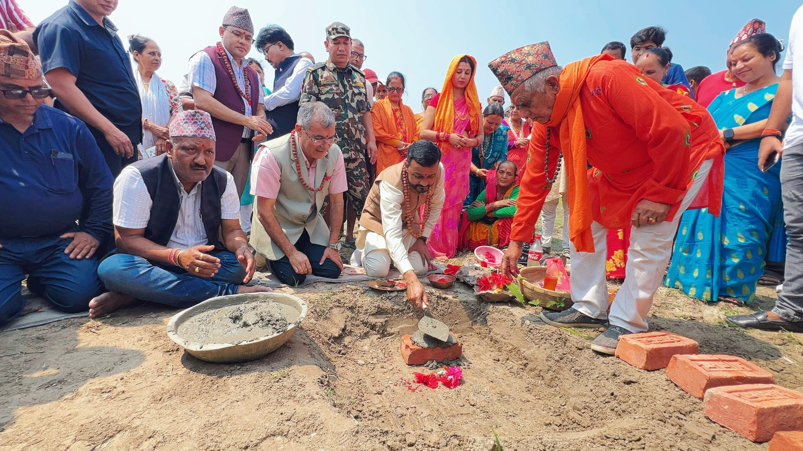मोरङको रङ्गेली दोस्रो खानेपानी आयोजनाको शिलान्यास, ३१ सय भन्दा बढी घरधुरी लाभान्वित हुने